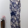 Donkerblauwe hijab met jurk
