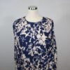 Donkerblauwe hijab met jurk