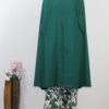 Donkergroene hijab met jurk