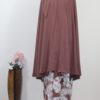 Lichtbruine hijab met jurk