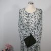 Donkergroene hijab met jurk
