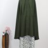 Donkergroene hijab met jurk