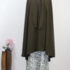 Olijfgroene hijab met jurk