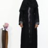 2 delige zilver open abaya