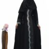 2 delige zilver open abaya