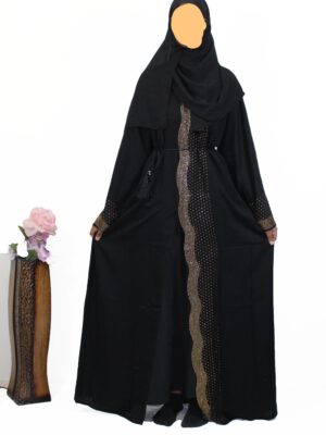 2 Delige goud open abaya