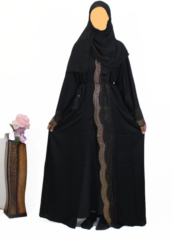 2 Delige goud open abaya