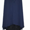donkerblauw hijab met jurk