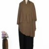 Camel dubbel shaffon hijab